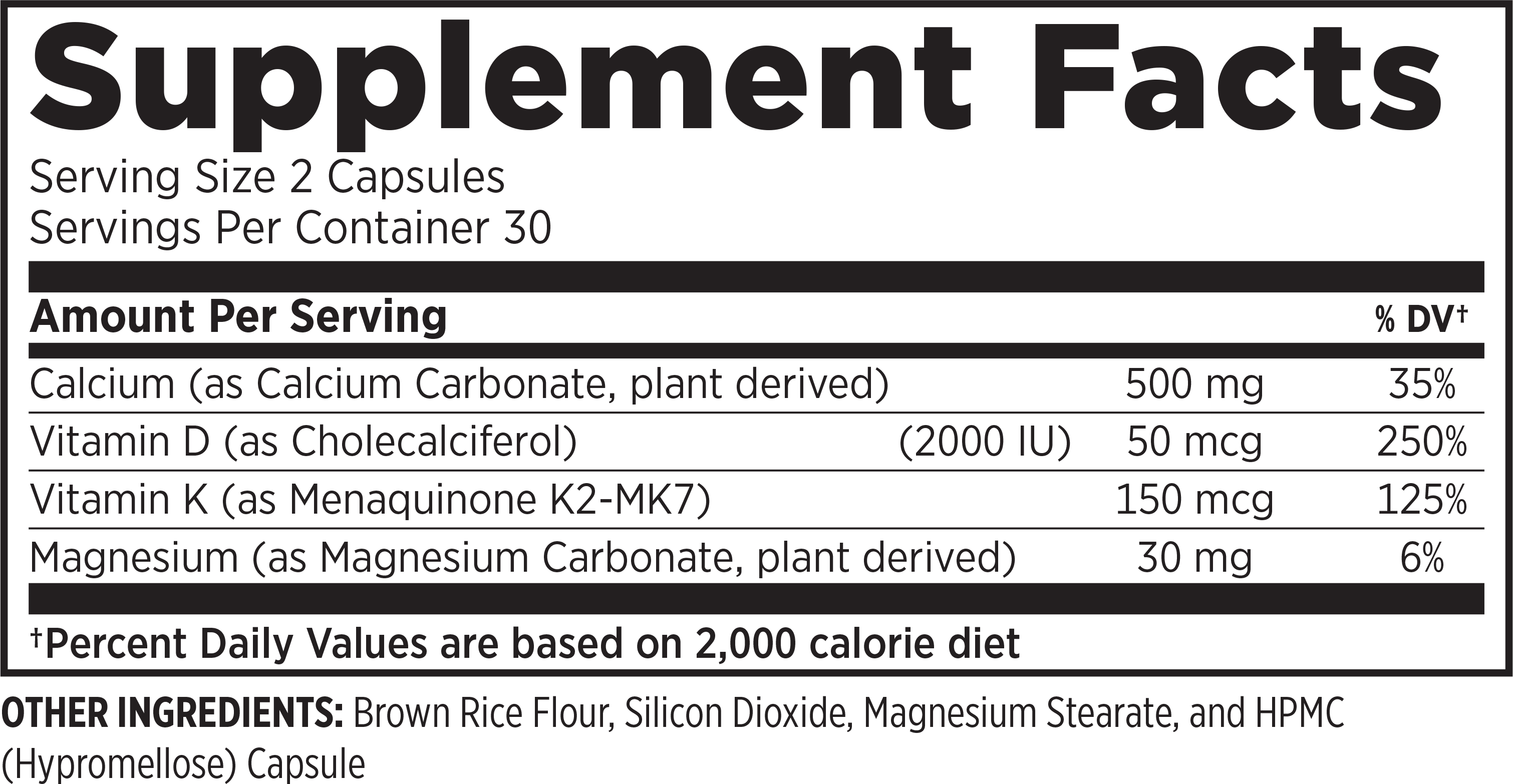 Nutritional Facts