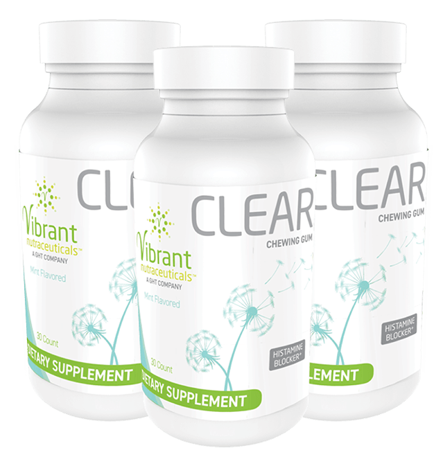 Clear Gum Mint 3 Pack