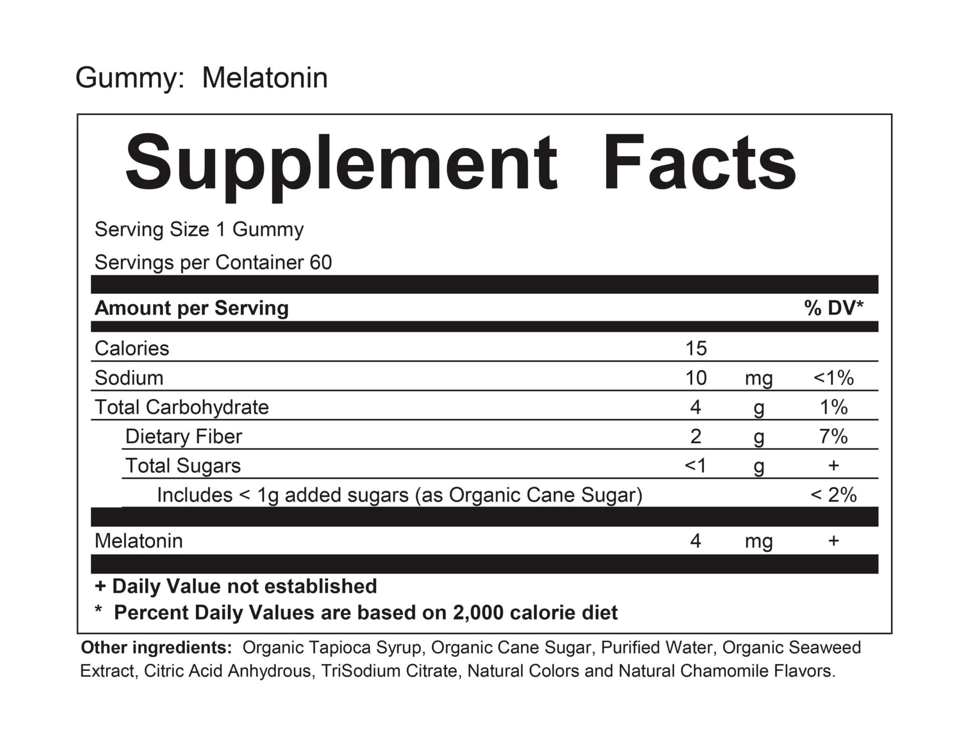 Nutritional Facts